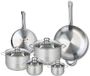 Fackelmann Set van 2 Bakpannen 24 en 32 cm en 4 Kookpotten 12, 14, 20 en 24 cm Elo Profi Brillant