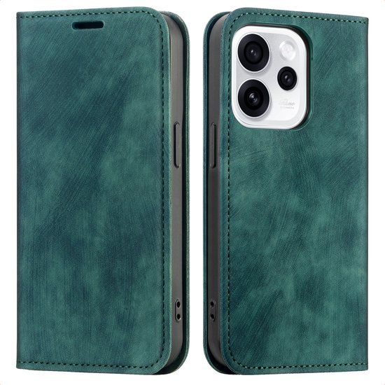 imoshion Slim Bookcase - Geschikt voor Oppo Reno15 F (5G) - Groen