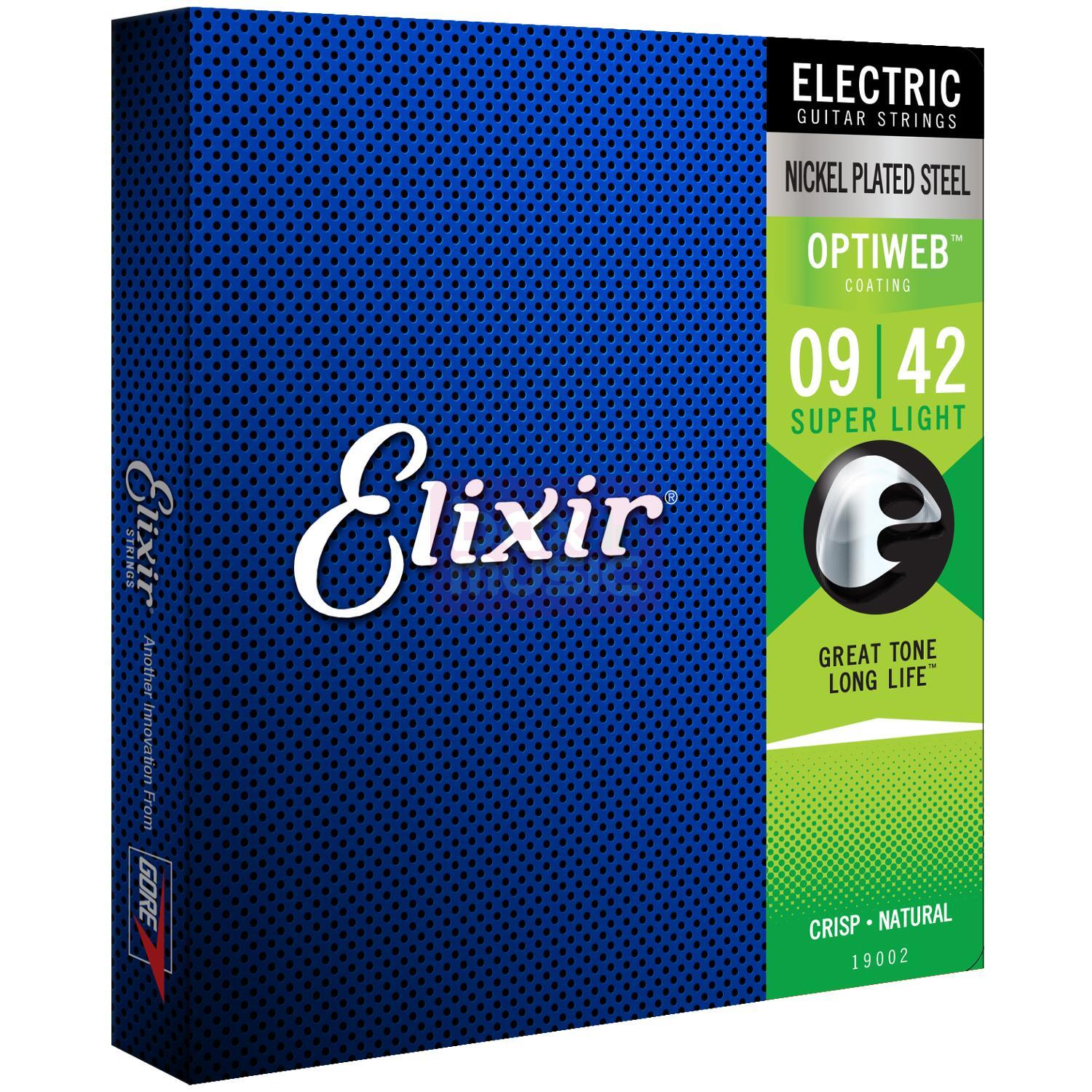 Elixir 19002 Electric NPS Optiweb Super Light 9-42 snarenset