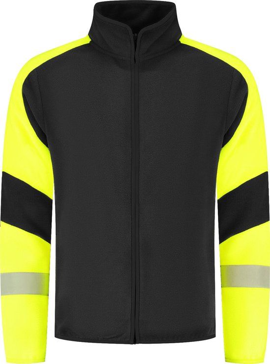 Tricorp Fleecejack Reflective Redefined 306119 - BlackFluoryellow - XXL