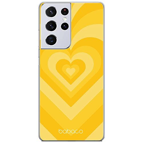 ERT GROUP Mobiele Telefoonhoesje voor Samsung S21 ULTRA - Babaco Hearts 007 - TPU