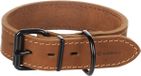 Flamingo Halsketting Montana leer breed cognac M 35-45 cm x 35 mm