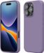 kwmobile telefoonhoesje geschikt voor Apple iPhone 16 Pro - Hoesje met siliconen coating - Smartphone case in violet lila