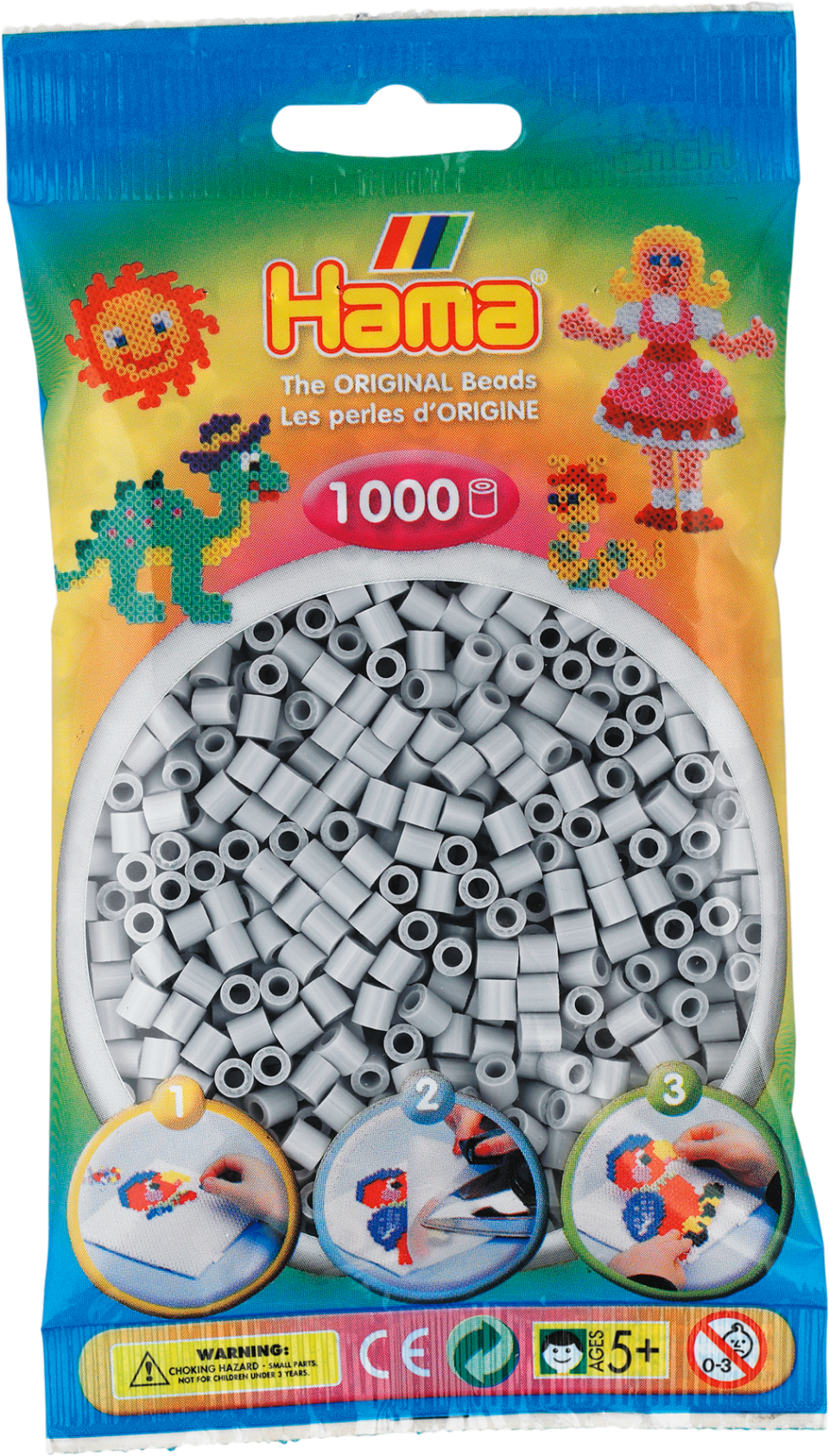 Hama 207-70 - 1000 stuks - Grijs