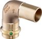 Viega Sanpress bocht 90 graden, d 18mm roodkoper of siliciumbrons Model 2216.1, 281298