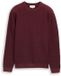 Tom Tailor Pull en tricot en coton - Taille L - red navy mouline