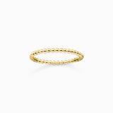 Thomas Sabo TR2122-413-12-48 Ring Dames 925er Zilver geel verguld ringmaat 48