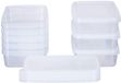 Unyqoos® Set de 8 boîtes de rangement hermétiques transparentes pour la conservation des aliments