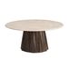 Giga Meubel Salontafel Faiza - Rond - Marmer - 75cm
