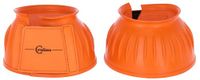 Covalliero Rubberen Springschoenen, Hoefbescherming, Springschoenen, paar, oranje, Full, zacht Rubber, Paarden, met klittenbandsluiting