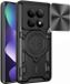 Techsuit Hoesje geschikt voor Xiaomi Redmi Note 15 4G/5G / Xiaomi Poco M8 - CamGuard Pro Back Cover - Zwart
