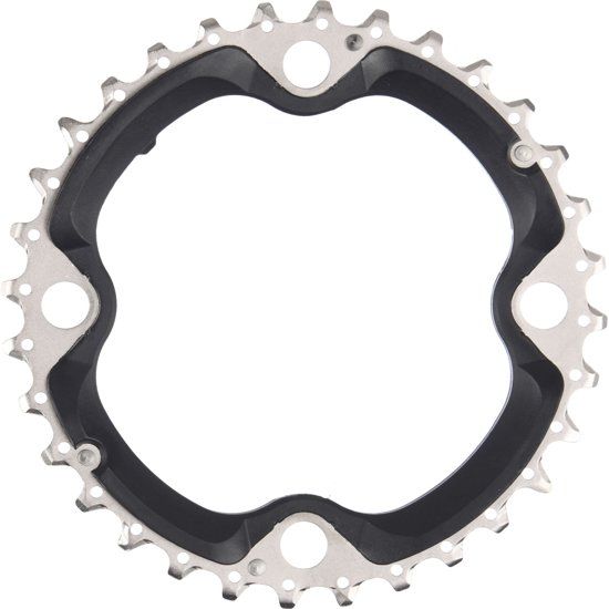 Shimano Kettingblad Deore FCM610 32TAE 10S 104 mm zilver