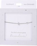 Depesche armband zilver met L hanger - vriendschapssieraad cadeau.
