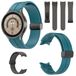 Wigento Samsung Galaxy Watch 6, 5, 4, Normal, Pro, Classic, alle maten: TPU siliconen horlogeband