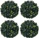 vidaXL Kunstbuxusbollen - 4 stuks - 12 cm