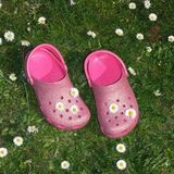 Crocs Crocs Classic Clogs Glitter Slippers roze Rubber