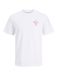 JACK & JONES Shirt 'JJBrewy' vuurrood / wit