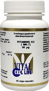 Vital Cell Life Vitamine K 2 50 mcg 60 CA