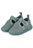 Sterntaler Badeschoenen Uni Badschoenen van mesh met klittenbandsluiting, uniseks, kinderen, Mat groen
