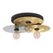 EGLO Plafondlamp Lintmill, decoratieve plafondarmatuur met 3 lichtpunten