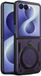 Techsuit Hoesje geschikt voor Samsung Galaxy Z Flip 8 - CamGuard Pro Back Cover - Paars