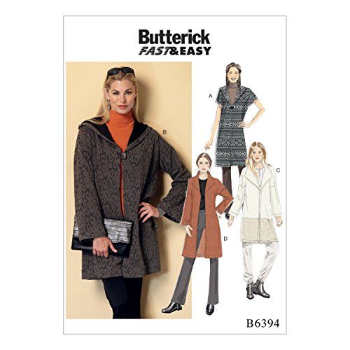 Butterick 6394 ZZ - Coat Sewing Pattern - Sizes LRG-XXL