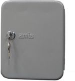 AMIG Sleutelkluis Grijs - Staal - 45 Sleutels - 30 x 24 x 7 cm