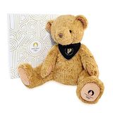 Doudou et Compagnie - Premium beer Paris 2024 – officiële licentie van de Olympische Spelen van Parijs 2024 – pluche dier met bandana – vanaf de geboorte – voor baby's – 37 cm – bruin – JO2452