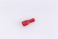 SPAHN platte stekkerhuls flat plug-in sleeve fully insulated red 100pc