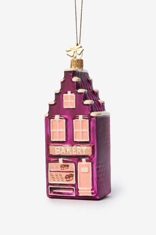 Sissy-Boy Kerstornament grachtenpand bakkerij