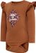 Hummel Kinderbody met lange mouwen Hmlcilja L/S 215501 - Bruin - Maat 80
