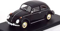 Whitebox Volkswagen Beetle 1200 Kafer Maggiolino 1960 Zwart 1:24