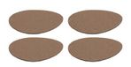 Leonardo GOCCE Placemat bruin 34x48 - set/4