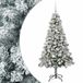 vidaXL Kunstkerstboom met ballen 120 cm 150 LED's Warmwit