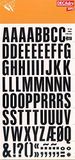 APLI SDD207F - Super 24 mm Zwart Transfer Letters 86 Karakters