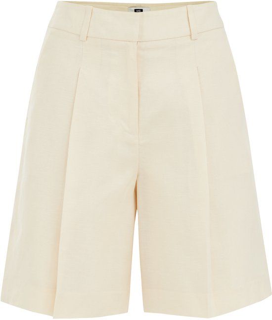WE Fashion Dames THE ELEGANT SHORTS Ecru