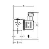 RIEGLER PV 2026 Proportionele regelklep "posiflow", 24 V DC, NC, G 3/8, DN 7,1