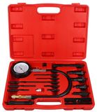 SIXTOL Engine Tester 19 compressietesters set voor dieselmotoren 70 bar manometer compressietester