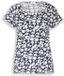 Tom Tailor - T-shirt van biologisch katoen met ronde hals en korte mouwen voor dames - blue ginkgo minimal - Maat S