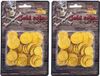 Funny Fashion Bol Piraten schatkist speelgoed munten - goud - 100x stuks - kunststof