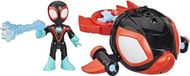Marvel Spidey en zijn Supervrienden Figuur en Futter: Spidey Miles Morales, Dauphin Filant Water-Webs