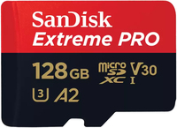 SanDisk Extreme PRO 128GB microSDXC - 200MB/s