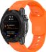 Strap-it Outdoor siliconen bandje geschikt voor Garmin Fenix 9 (Pro) 51mm / Fenix 8 (Pro) 51mm / Garmin Fenix 7x (Pro - Sapphire Solar) / Fenix 6x (Pro - Sapphire) / Fenix 5x (Plus) / Fenix 3 / Epix Pro (Gen 2 - 51mm) / Enduro 1-2-3 - Oranje