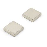 First4magnets F20205-2 Dikke N42 Neodymium Magneet 7,8 kg aantrekkingskracht (2 stuks), 20 x 20 x 5 mm dik, 2 stuks