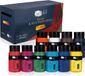 Artina Crylic Acrylverf Set Crylic 10 stuk - 500ml Flessen Schilderij Set Kleurrijke Verf Set - Levendige Kleuren