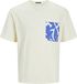 JACK&JONES JORMARBELLA T-shirt à manches courtes et col rond Crème L