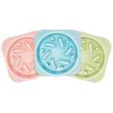 MISTER ZOO - Langzame voederbak voor honden van kunststof, duurzaam, met ruimte voor antislip rubberen voeten, kom voor honden, willekeurige verrassing, 1 stuk