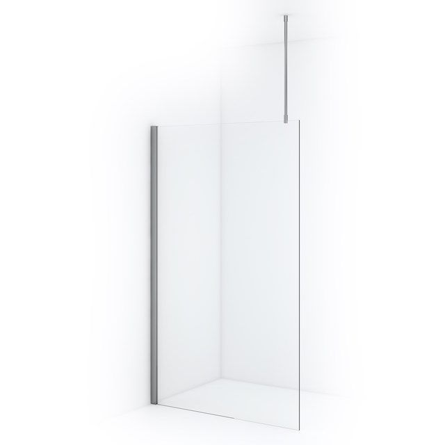 Maxaro Inloopdouche Diamond 110cm 8mm Helder Veiligheidsglas Chroom