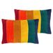 furn. Little Rainbow Polyester Gevulde Kussens Twin Pack