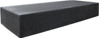Merkloos Traptrede massief 100x40x18 cm zwart